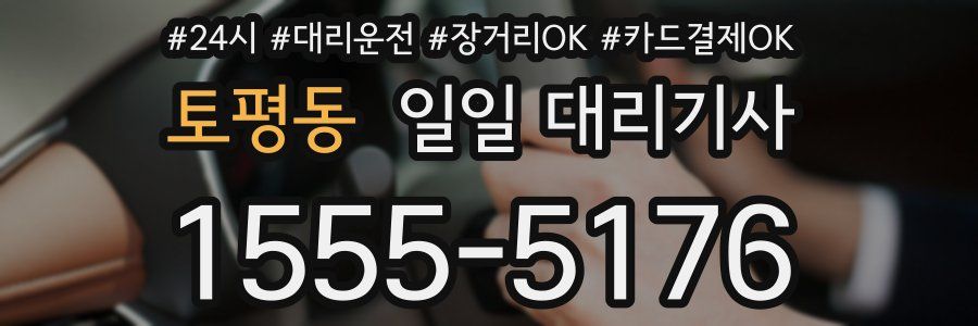 토평동 일일 대리기사