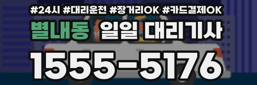 별내동 일일 대리기사