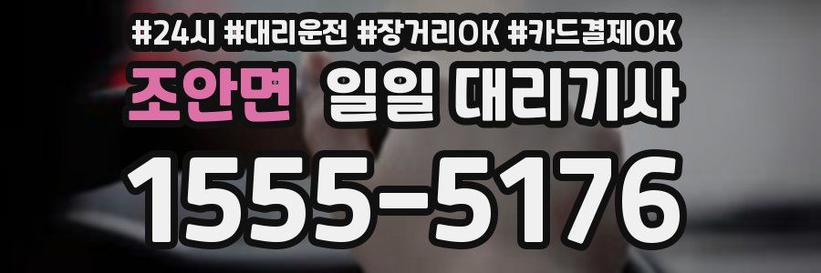 조안면 일일 대리기사