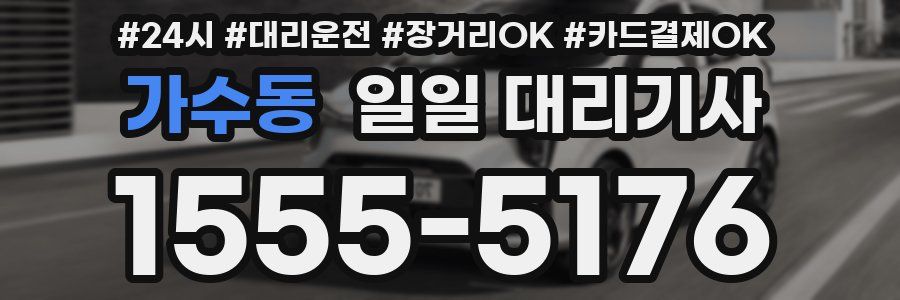 가수동 일일 대리기사