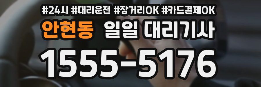 안현동 일일 대리기사