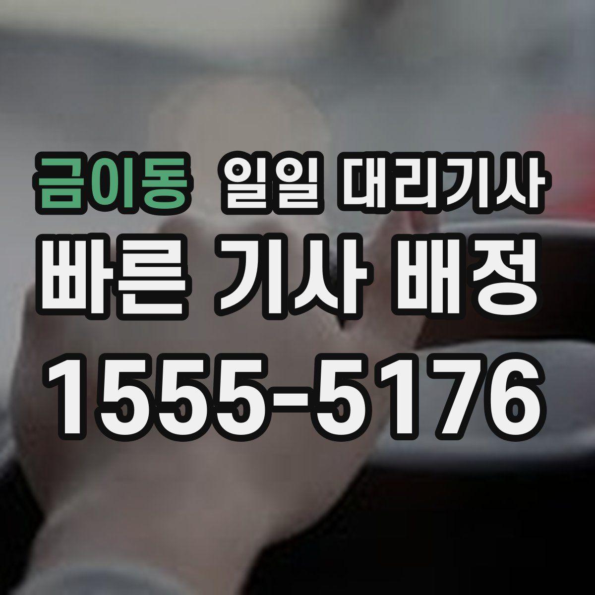 금이동 일일 대리기사