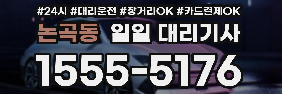 논곡동 일일 대리기사