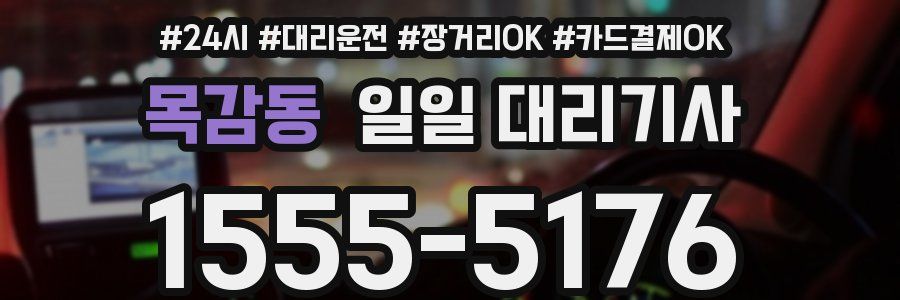 목감동 일일 대리기사