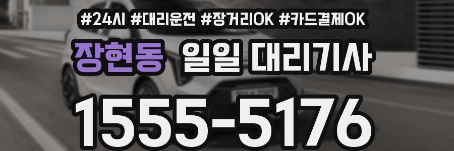 장현동 일일 대리기사