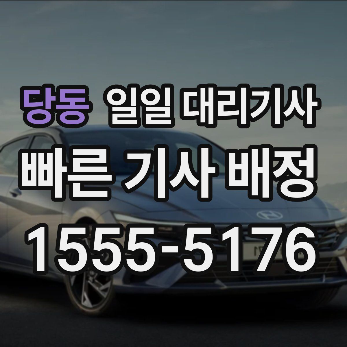 당동 일일 대리기사