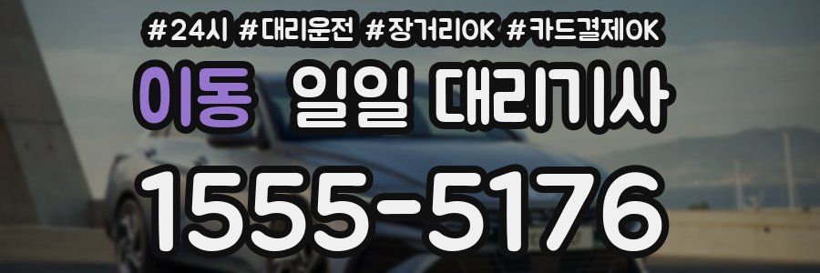 이동 일일 대리기사