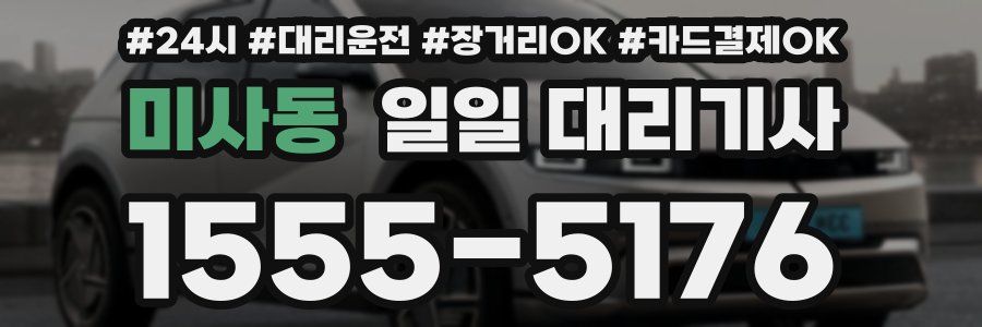 미사동 일일 대리기사