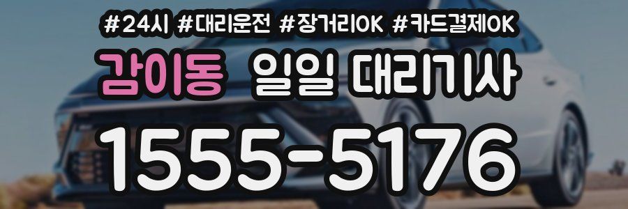 감이동 일일 대리기사