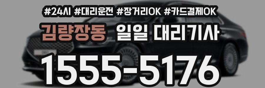 김량장동 일일 대리기사