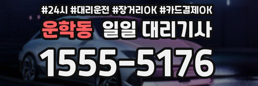 운학동 일일 대리기사