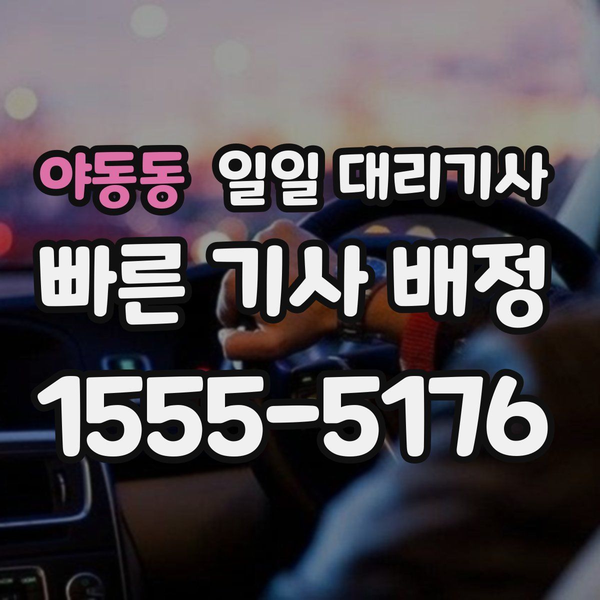 야동동 일일 대리기사
