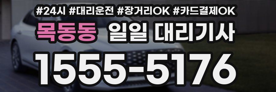목동동 일일 대리기사
