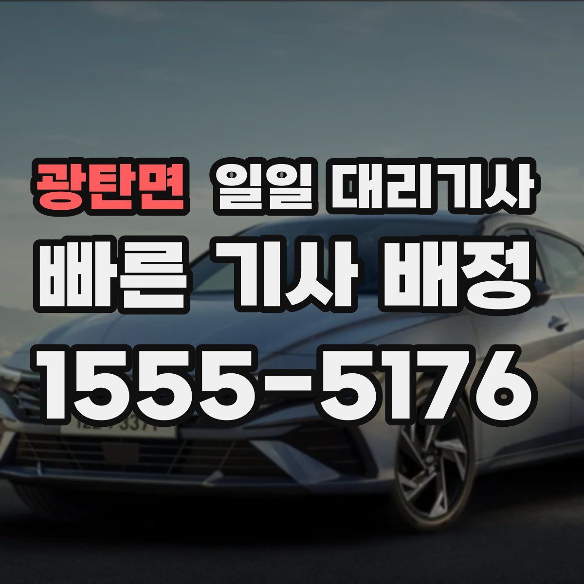 광탄면 일일 대리기사