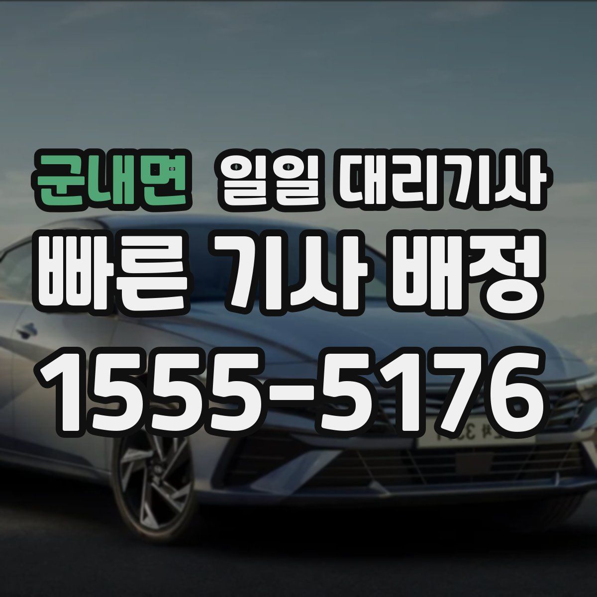 군내면 일일 대리기사