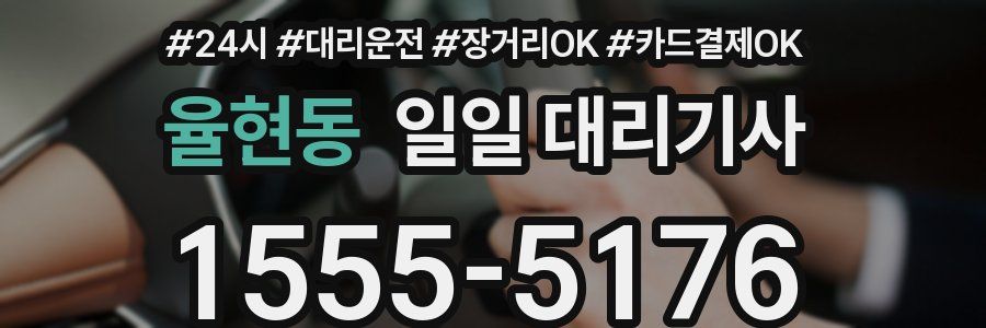 율현동 일일 대리기사