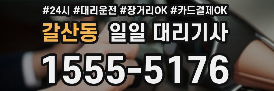 갈산동 일일 대리기사