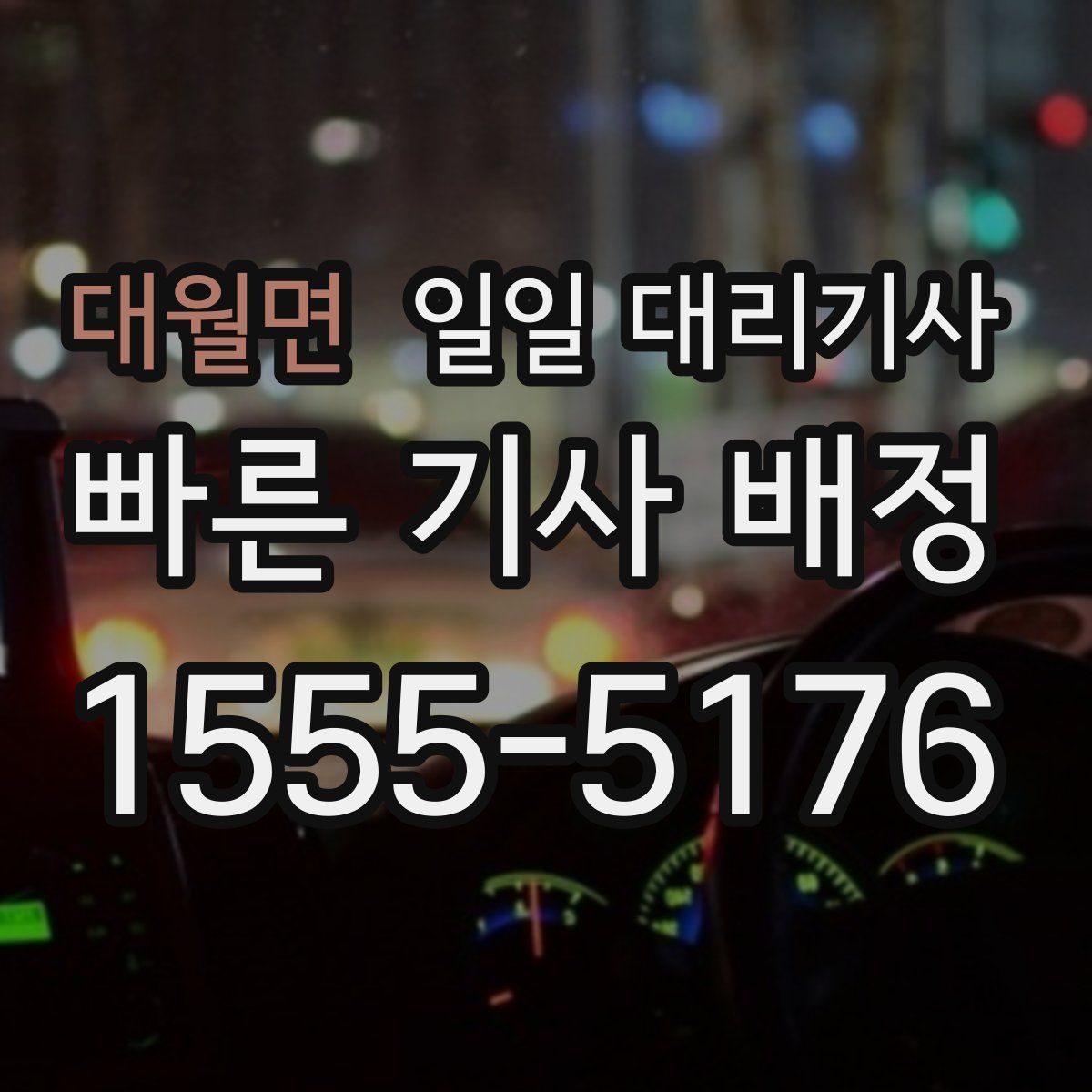 대월면 일일 대리기사