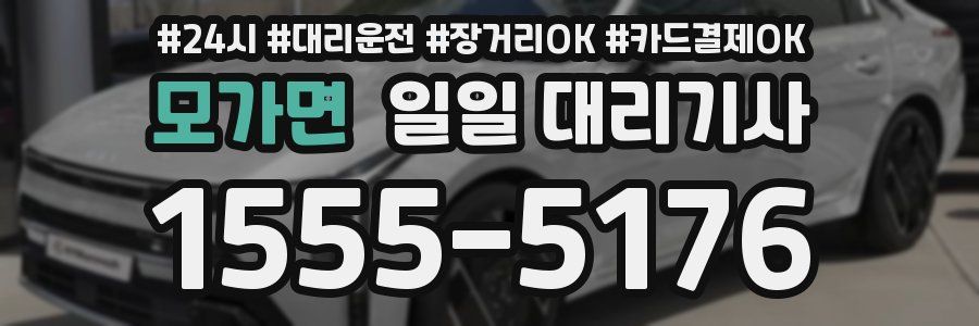 모가면 일일 대리기사
