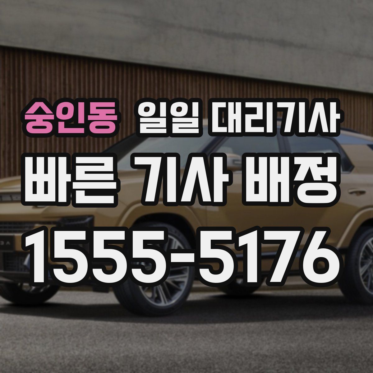 숭인동 일일 대리기사
