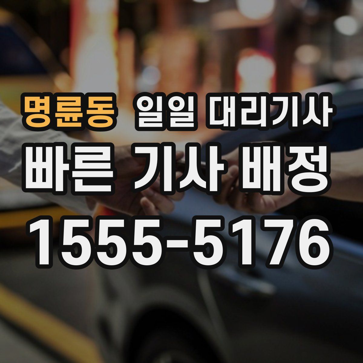 명륜동 일일 대리기사