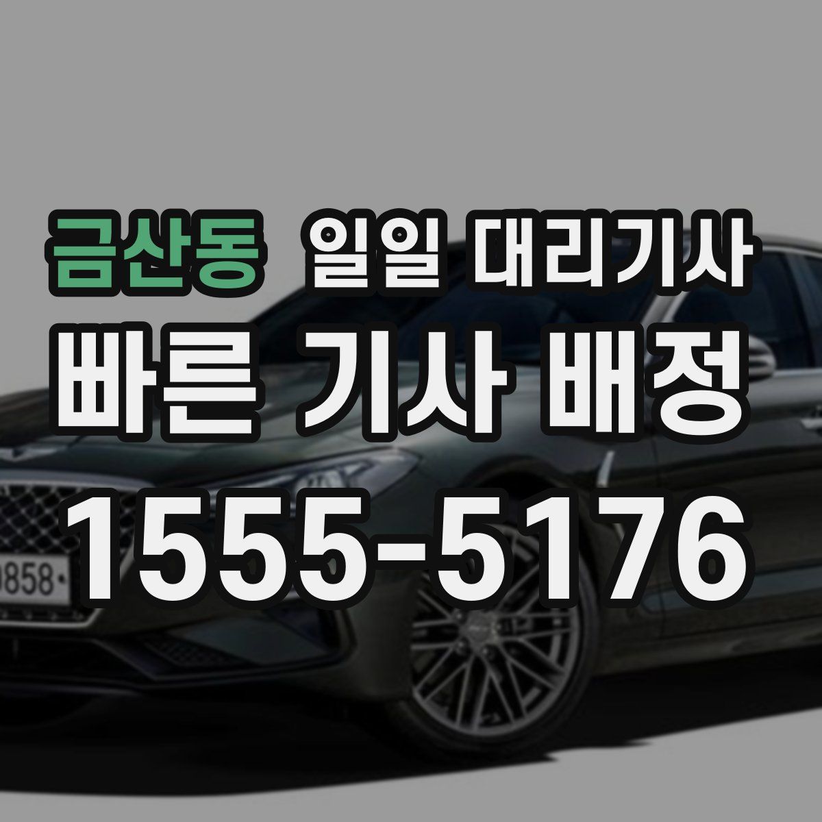 금산동 일일 대리기사