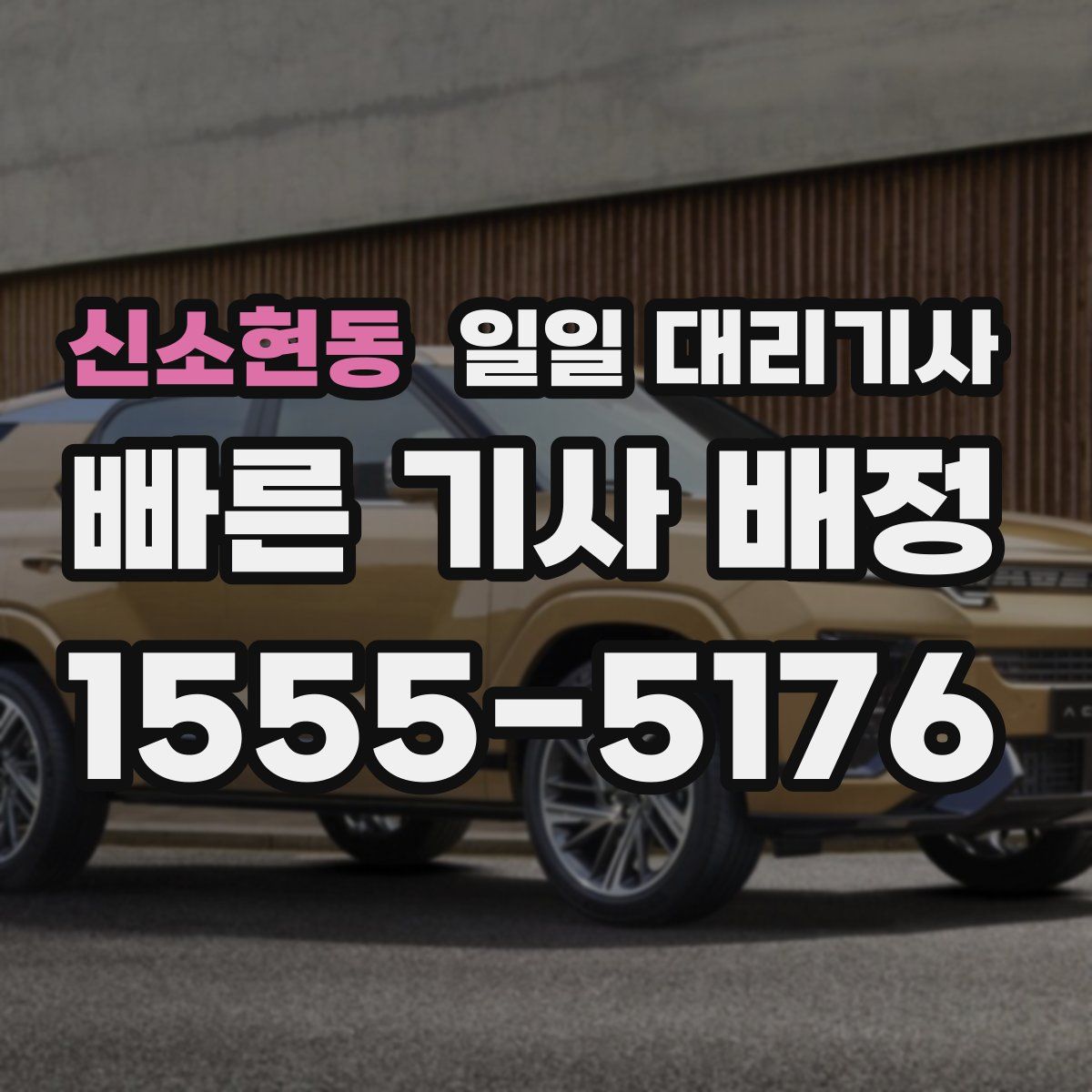 신소현동 일일 대리기사