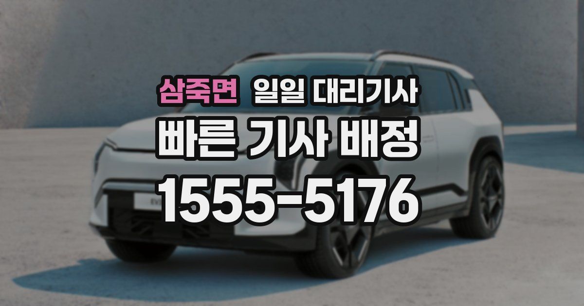 삼죽면 일일 대리기사