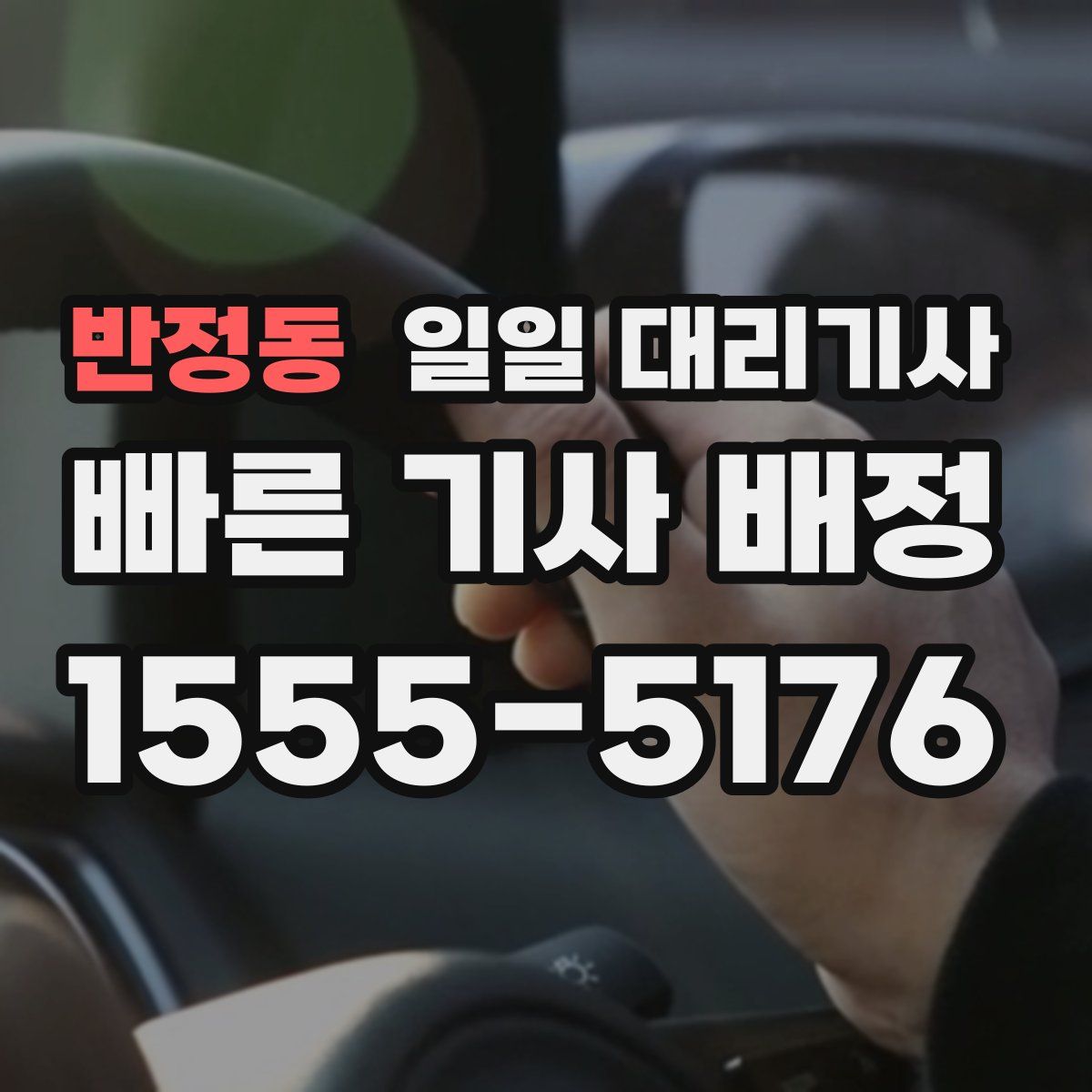 반정동 일일 대리기사