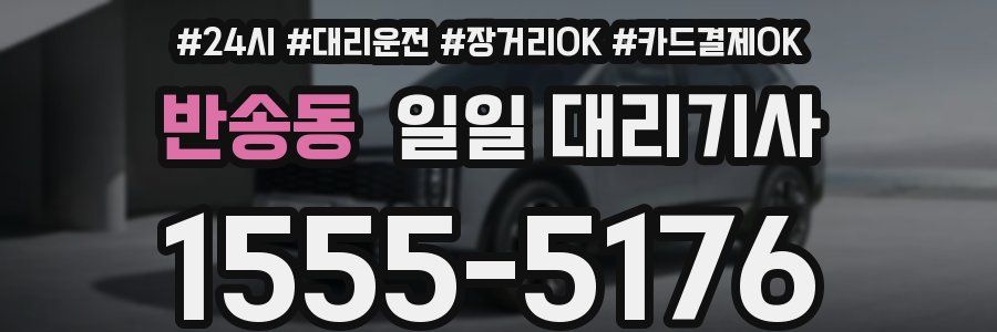 반송동 일일 대리기사