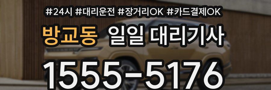 방교동 일일 대리기사