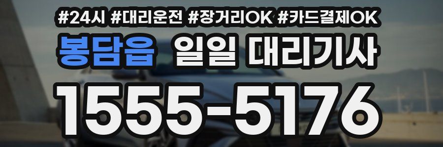 봉담읍 일일 대리기사
