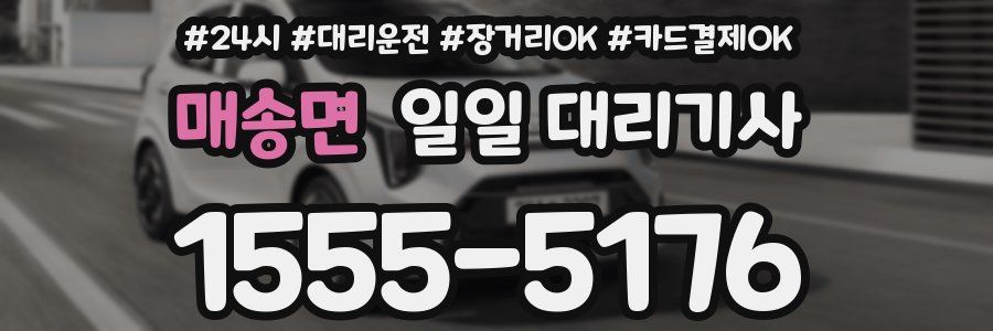 매송면 일일 대리기사