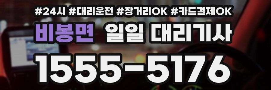 비봉면 일일 대리기사