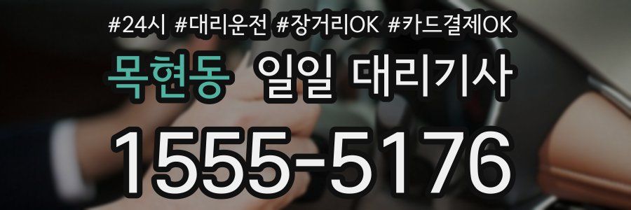 목현동 일일 대리기사