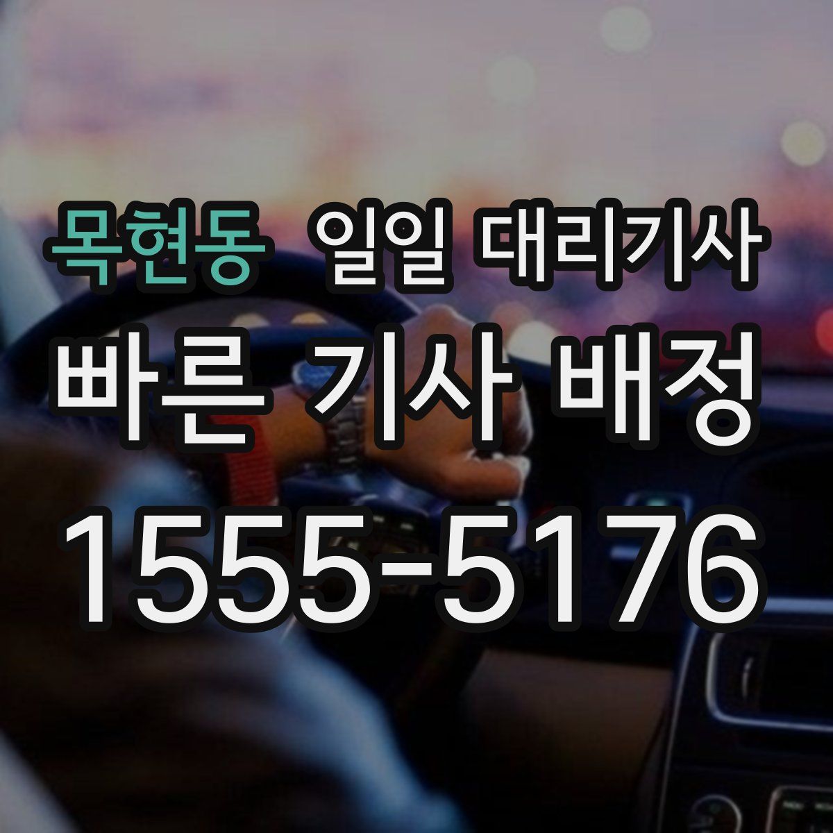 목현동 일일 대리기사