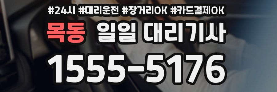목동 일일 대리기사