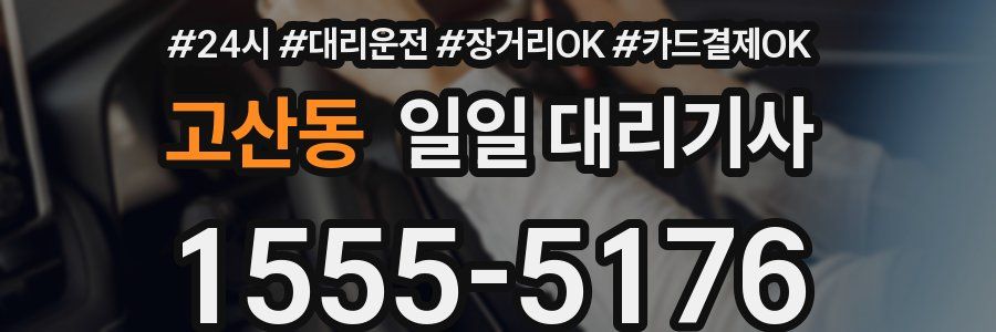 고산동 일일 대리기사