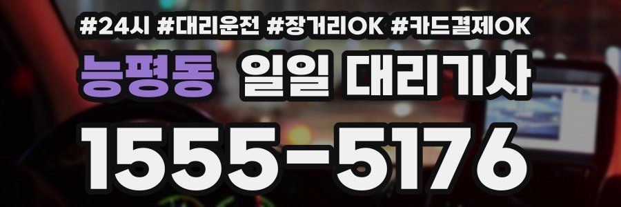 능평동 일일 대리기사