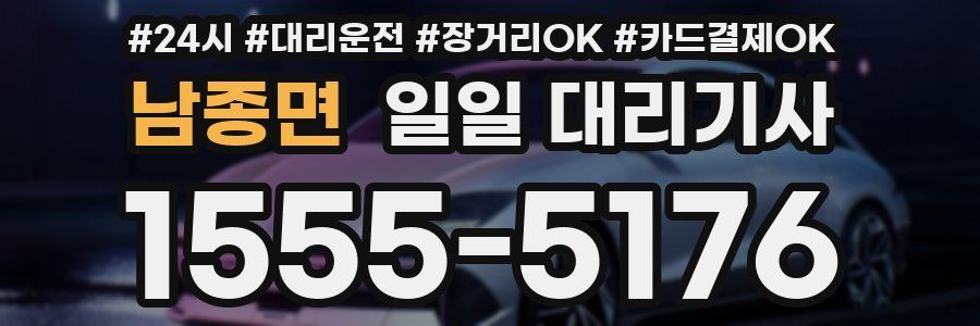 남종면 일일 대리기사