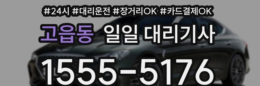 고읍동 일일 대리기사