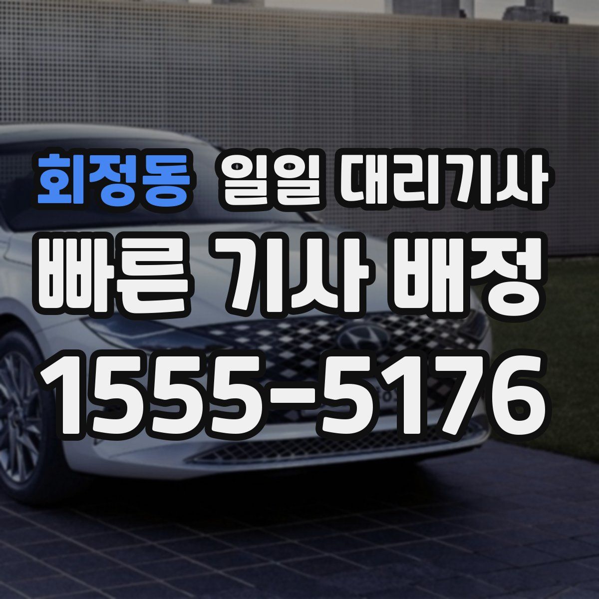 회정동 일일 대리기사