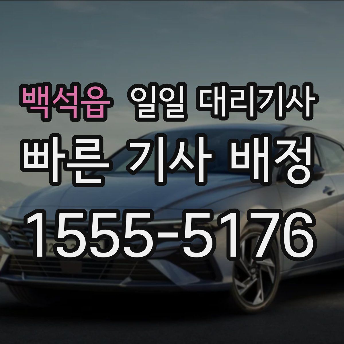 백석읍 일일 대리기사