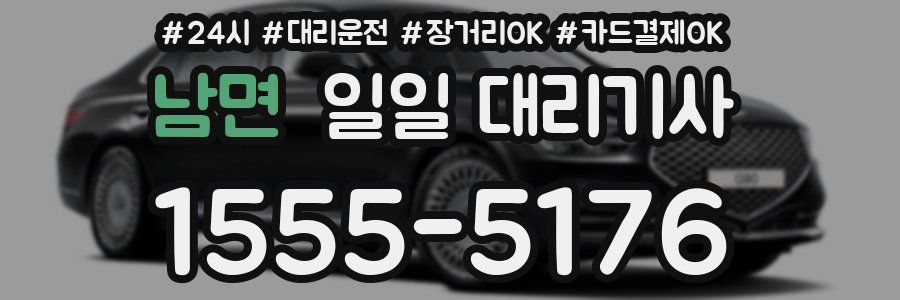 남면 일일 대리기사