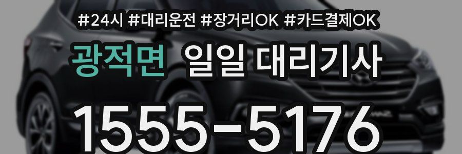 광적면 일일 대리기사