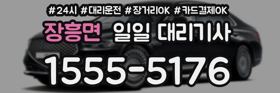 장흥면 일일 대리기사