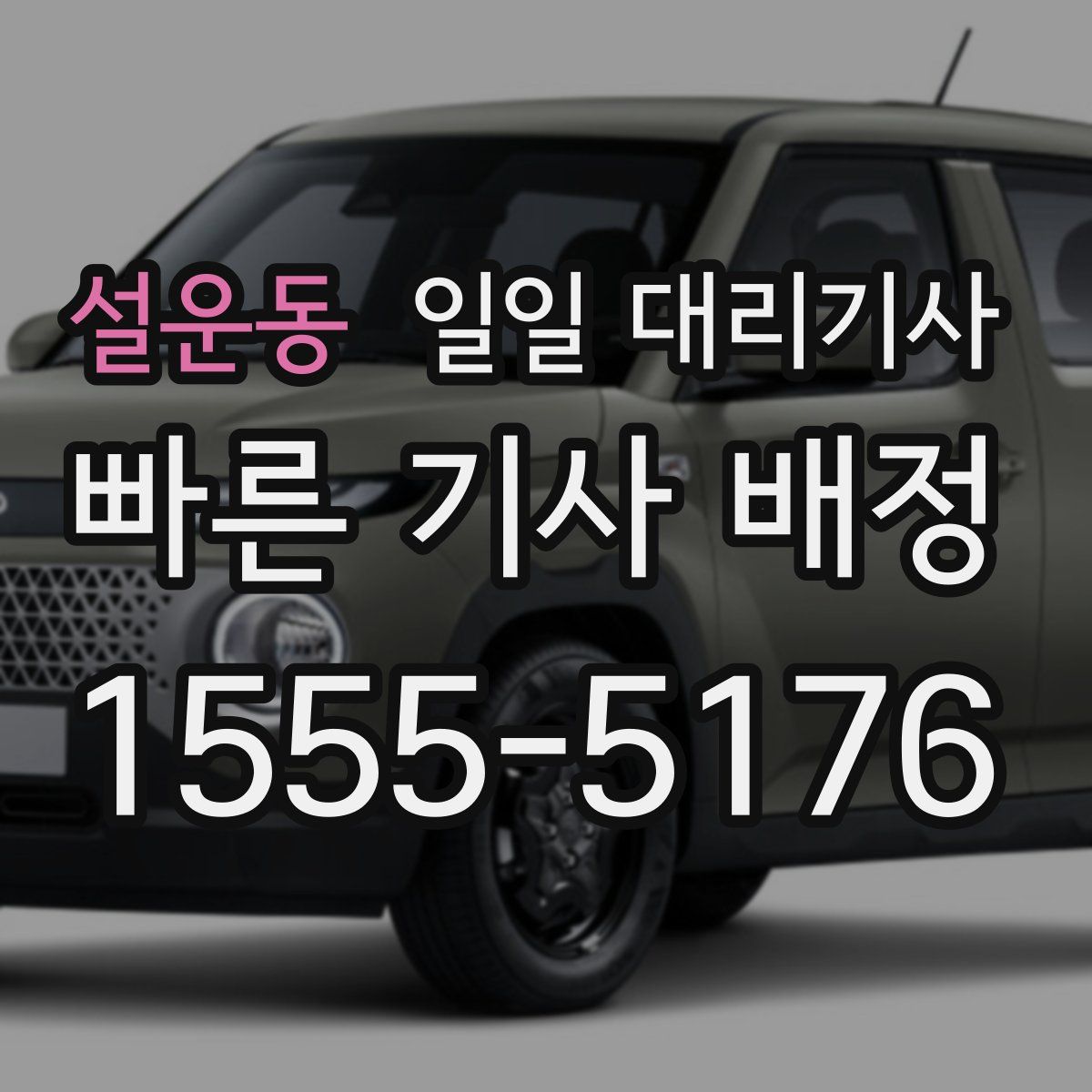 설운동 일일 대리기사