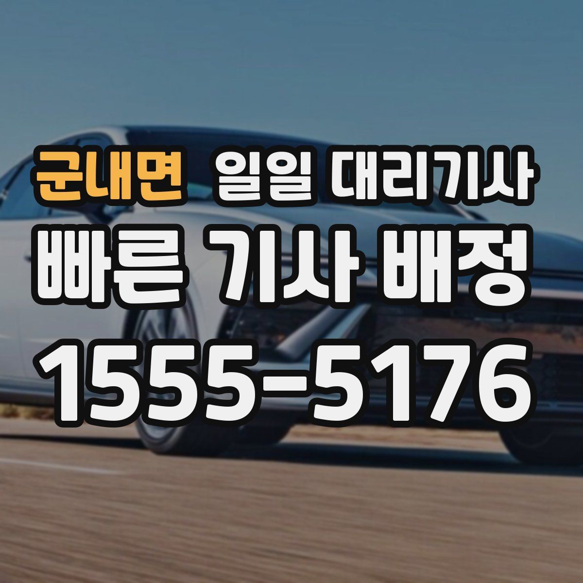 군내면 일일 대리기사