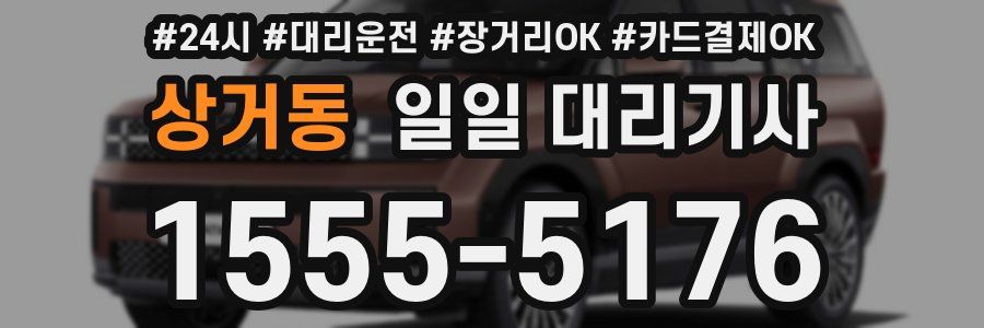 상거동 일일 대리기사