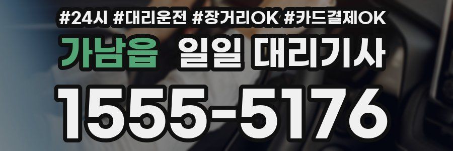 가남읍 일일 대리기사
